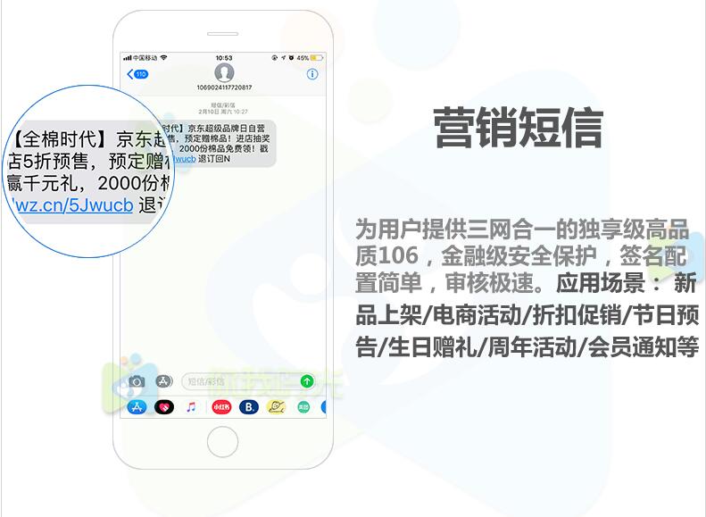 短信群发文案编辑标准